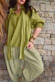 Larc Poet Blouse Olive